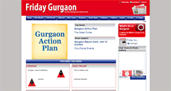 Desktop Screenshot of fridaygurgaon.com