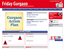 Tablet Screenshot of fridaygurgaon.com